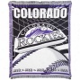 "colorado Rockies 48"" X 60"" Jacquard Woegn Blannket Throw"