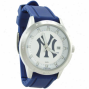Fossil New York Yankees Navy Blue Polyurethane Band Watch