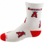Los Angeles Angels Of Anaheim Preschool Allover Crew Socks - White