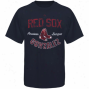Majestic Boston Red Sox Navy Blue Adrian Gonzalez Trophy Man Player T-shirt