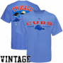 Majestic Chicago Cubs Light Blue Nostalgia Vintage T-shirt