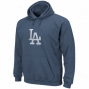 Majestic L.a. Dodgers Royal Blue Big Time Play Hoodie Sweatshirt