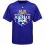 Majestic Mlb 2012 All Star Plan Official Logo T-shirt - Royal Blue