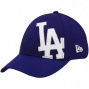 New Era L.a. Dodgers Royal Blur Side Patch 39thirty Stretch Fit Hat