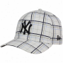 New Era New York Yankees White Summer Plaid 39thirty Flex Fit Hat