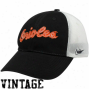 Nike Baltimore Orioles Black-white Cooperstown Bequest 91 Vintage Mesh Back Flex Fit Hat