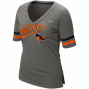 Nike Baltimore Orioles Ladies Home Run Fan Premium V-neck T-shirt - Charcoal