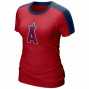 Nike Los Angeles Angels Of Anaheim Ladies Red Center Field T-shirt