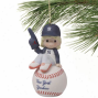Precious Moments New York Yankees Number 1 Fan Girl Ornament