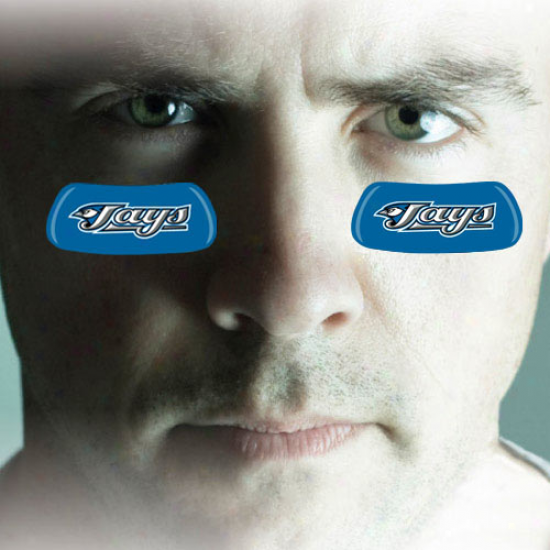 Toronto Blue Jays 2-pair Navy Livid Tem-colored Eye Black Strips