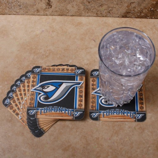 Toronto Blue Jays 8-pack Absorbent Paperkraft Coasters