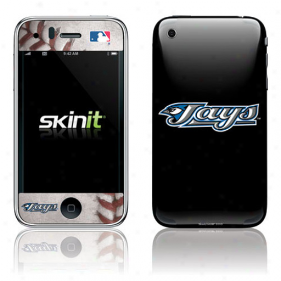 Toronto Blue Jays Black-qhite Iphone 3g/3gs Skin