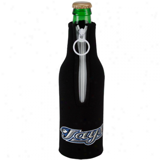 Toronto Blue Jays Black Zippered 12oz. Bottle C0olie