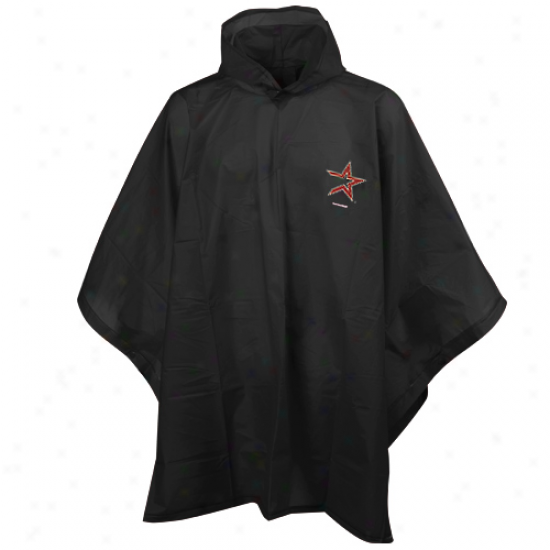 Totes Houston Astros Blafk Unisex Rain Poncho