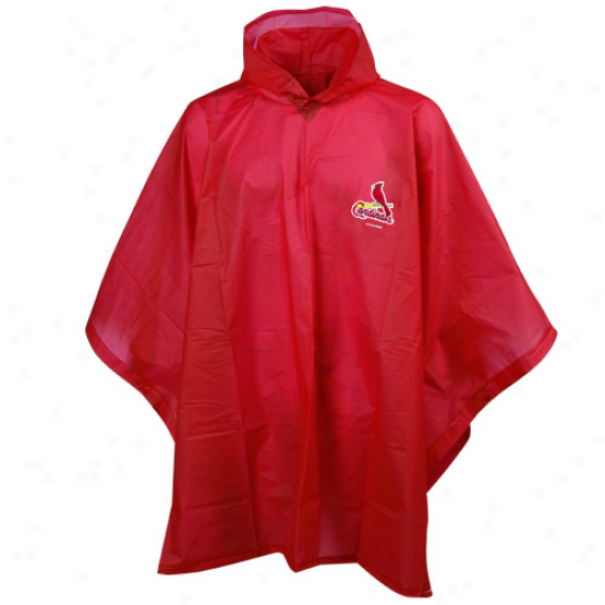 Totes St. Louis Cardinals Red Unisex Rain Poncho