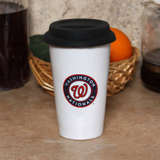 Washington Nationals 10oz. Ceramic Team Logo Travel Mug