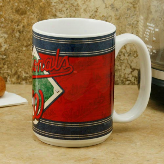 Washington Nationals 15oz. Sublimated Logo Mug