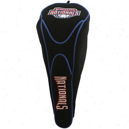 Washington Nationals Black Magnetic Golf Co-operate Headcover