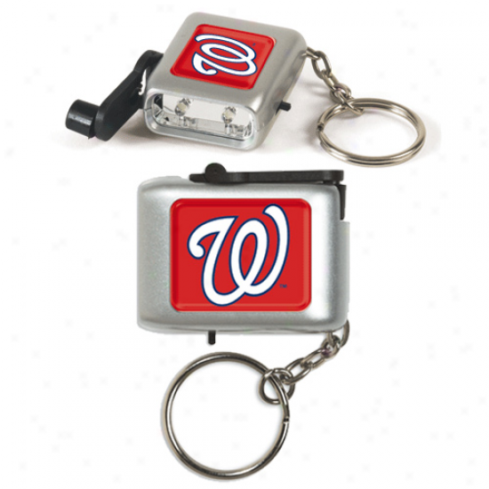 Washington Nationals Led Eco Light Keychain