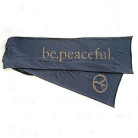 Be Peaceful Scarf Indigp