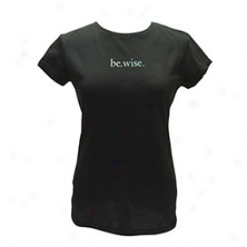 Exist Wise Womens Tee Small-black