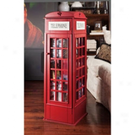 British Call Box Media Cabinet