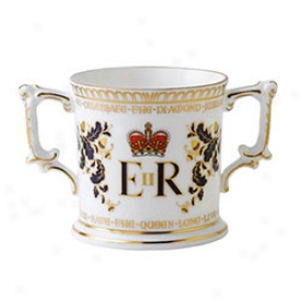 Commemorative Queen's Diamond Jubilee China Loving Cup