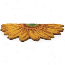 Daisy Shaped Doormat Yelloa