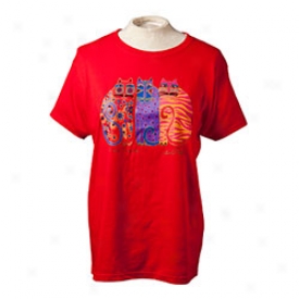 Laurel Burch Tee Small-red