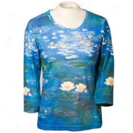 Monet Water Lilie Tee Large