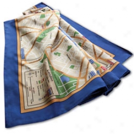 Silk Map Scarves London