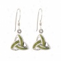 Connemara Marble Trinity Knot Earrings