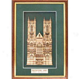 Westminster Abbey Woodcut Sculpture