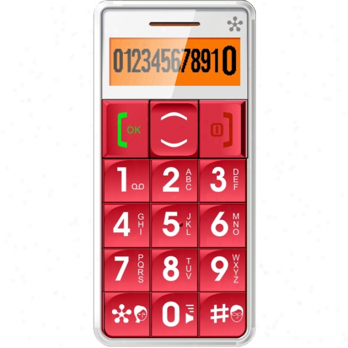 Acp - Memory Upgrades Just5- Mobile Handset Gsm Compatible &quot;unlockeed&quot; Red