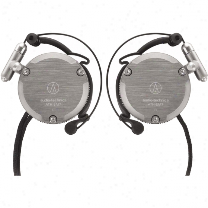 Audio-technica Ath-em7 Gm Adjustable Clip-on Earphone