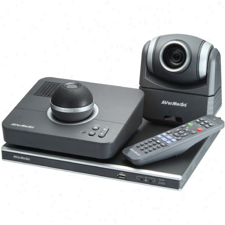 Avermedia Avercoomm H300 Videoconferencing System - 720p, 7x Ptz Camera, Mcu, Recording