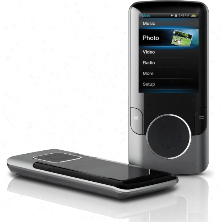 Coby Mp727 4 Gb Black Flash Portable Media Player