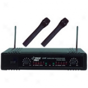 Dual Uhf Wireless Microphone System