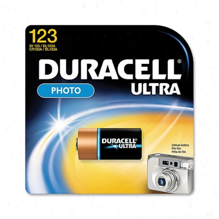 Duracell Dl123abpk Lithium Camera Battery