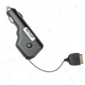 Emerge Retractable Ipod Car Power Charger (black)