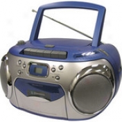 Emwrson Pd6548 Radio/cd/cassette Player/recorder Boombox - Blue