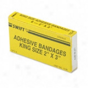 Fabric Adhesive Bandagex, 2-1/4 X 3-1/2, 6 Bandags Per Box