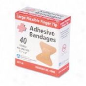 Fingertip Bandages, Refill, 40 Bandages Per Box