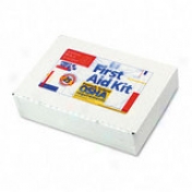 First Aid Kit For Up To 25 People, Metal Case And Mountable Hanger