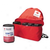 First Aid Only American Red Cross Emergency Smartpack, Red