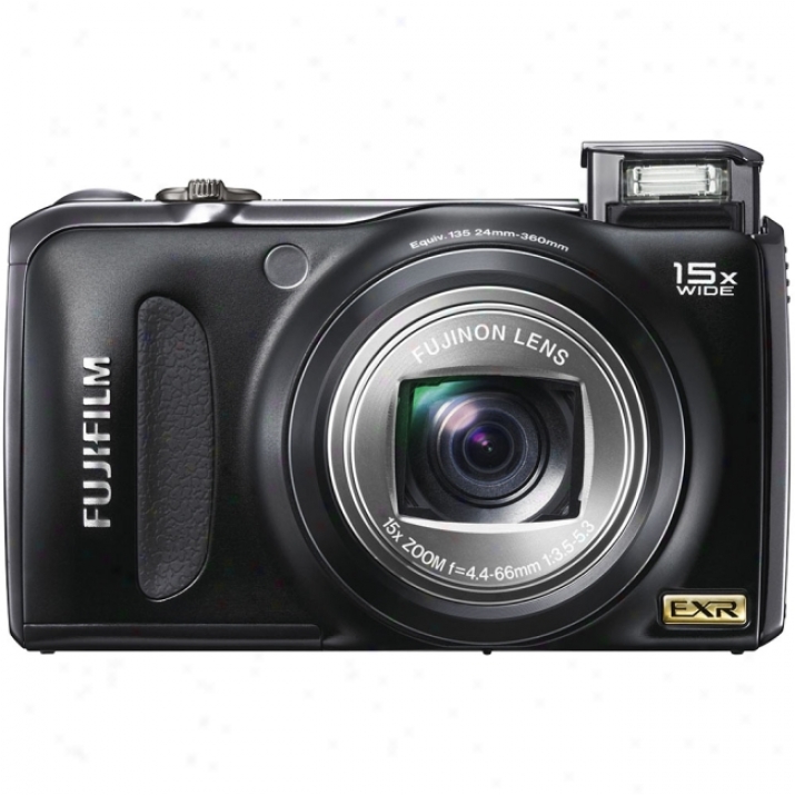 Fujifilm Finepix F300exr 12 Megapixel Compact Cameda - 4.40 Mm-66 Mm - Black