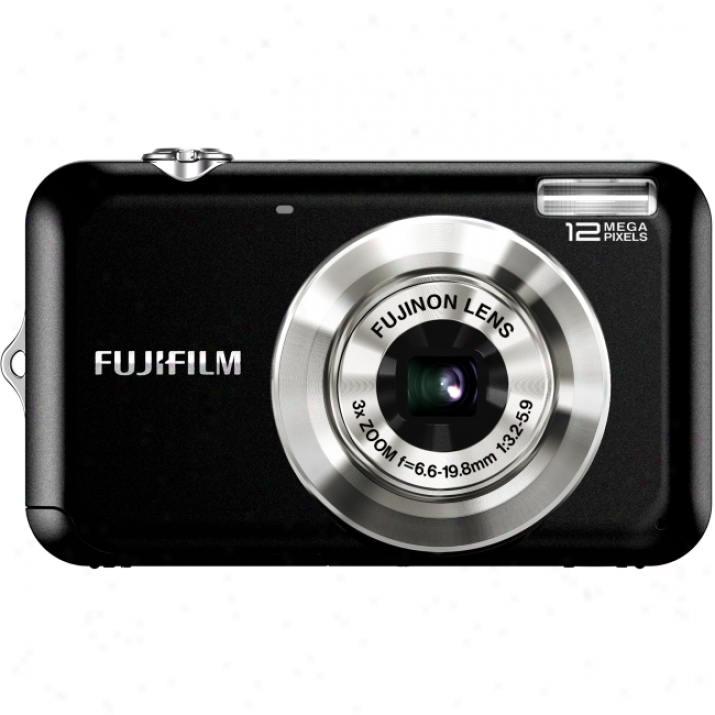 Fujifilm Finepix Jv100 12.2 Megapixel Press together Camera - 6.60 Mm-19.80 Mm - Black