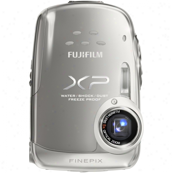 Fujifilm Finepix Xp10 12.2 Megapixel Compact Camera - 6.40 Mm-32 Mm - Silver