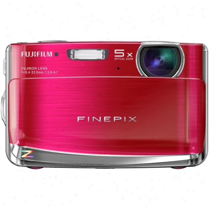 Fujifilm Finepix Z70 12.2 Megapixel Compact Camera - 6.40 Mm-32 Mm - Raspberry Red