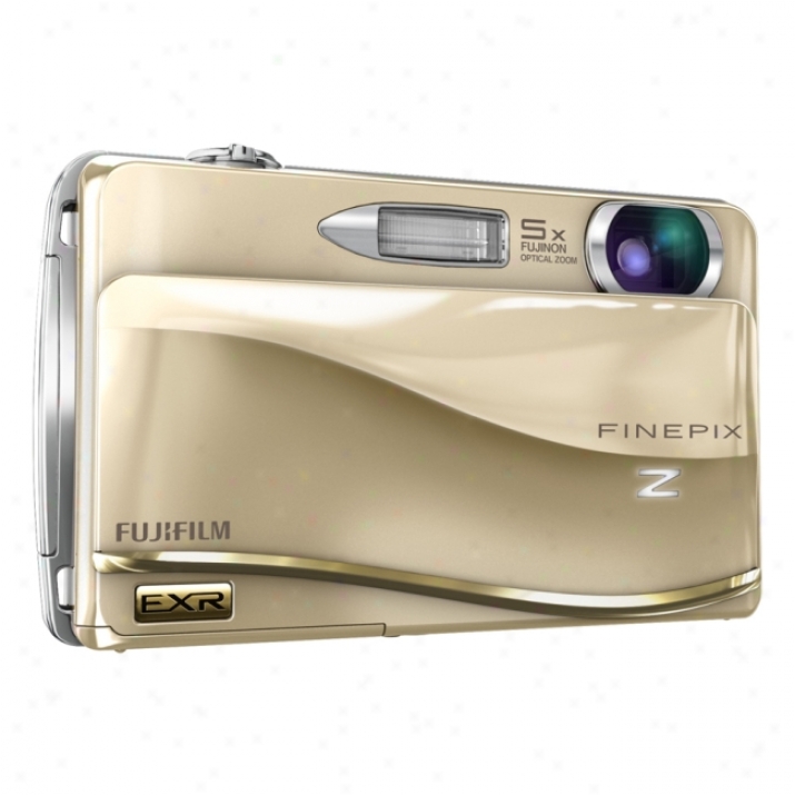 Fujifilm Finepix Z800exr 12 Megapixel Compac5 Camera - 6.40 Mm-32 Mm - Gold